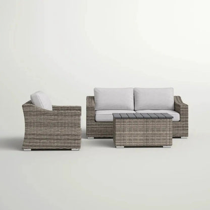 Outdoor Sofa Seating Group with Cushions