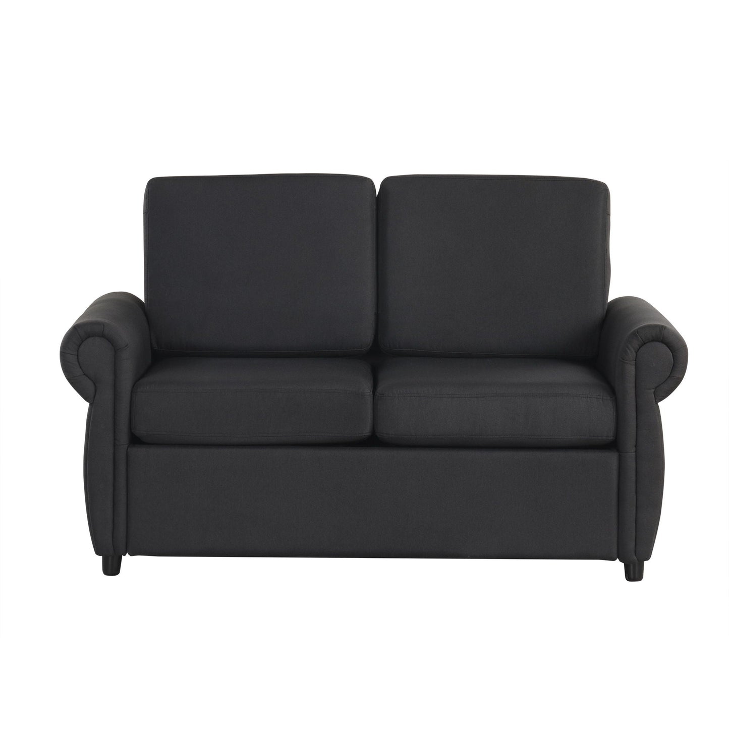 Pull Out Sofa Bed With Twin Memory Foam Mattress