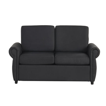 Pull Out Sofa Bed With Twin Memory Foam Mattress