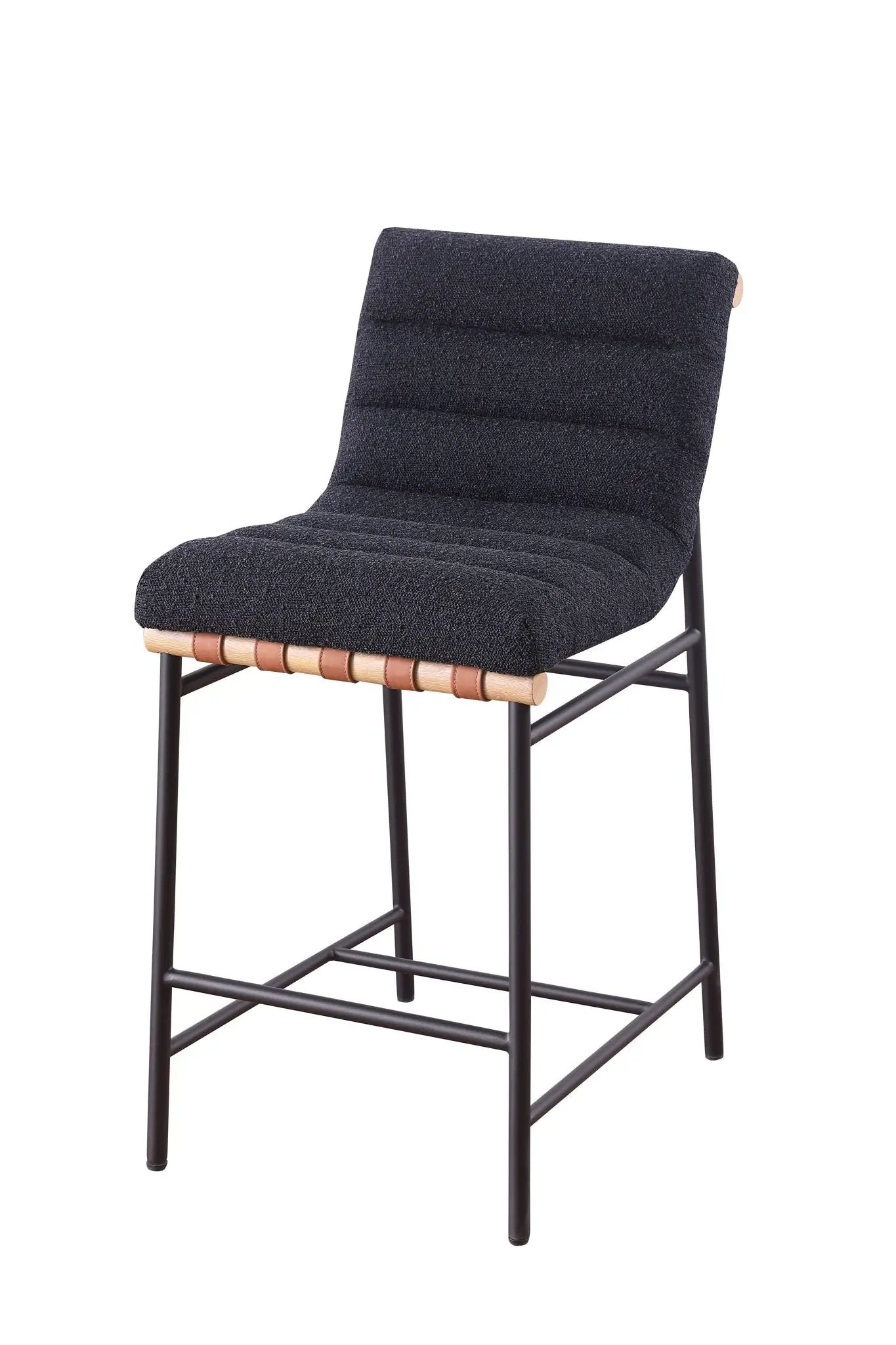 Lahni Boucle Fabric Counter Height Dining Chair