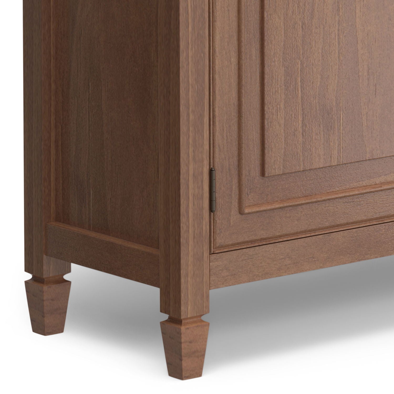 Connaught entryway storage cabinet HouseOfZazla brown wood accent cabinet with paneled door on Tampa Home & Garden Store