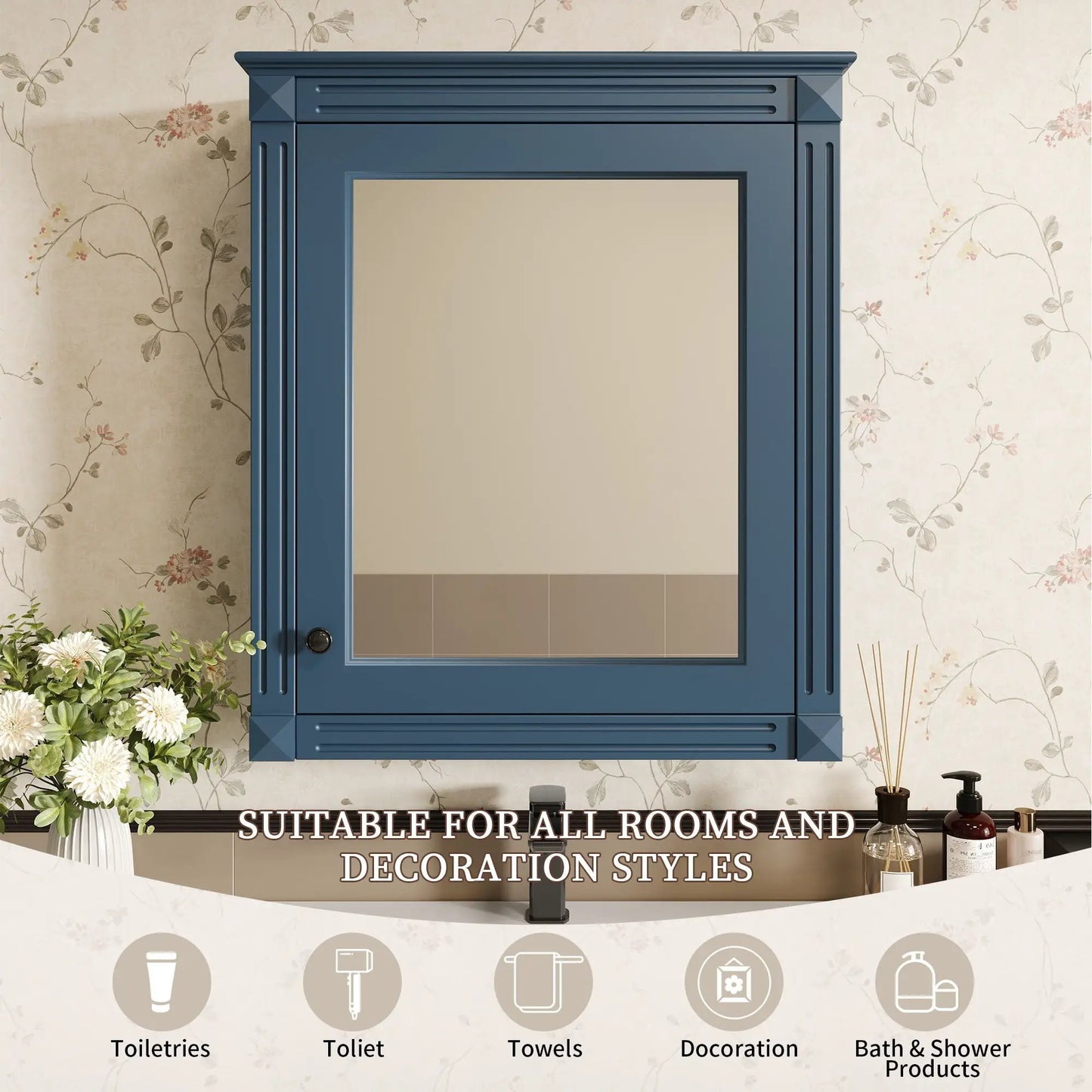 Wall Mounted Medicine Cabinet With Mirror