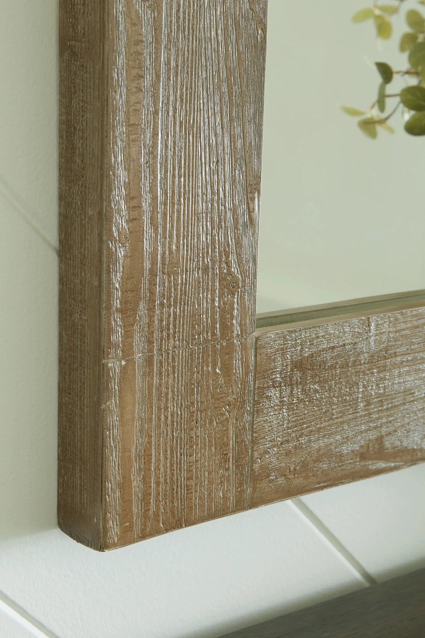 Waltleigh Accent Mirror and Distressed Brown