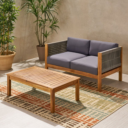 Charlotte 4 Seater Outdoor Chat Set with Rope