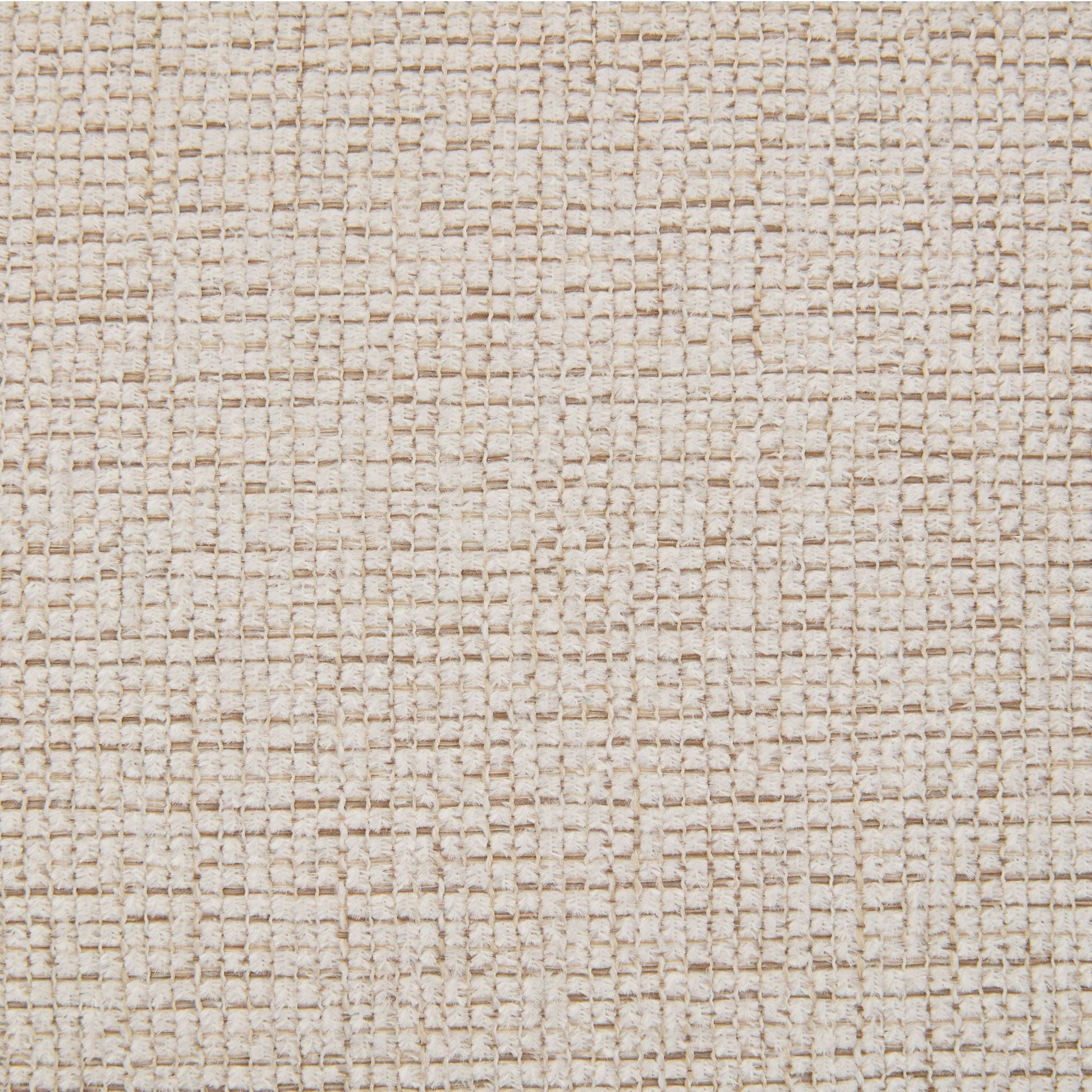 Sectional sofa upholstery beige woven fabric texture close-up on Tampa Home & Garden Store