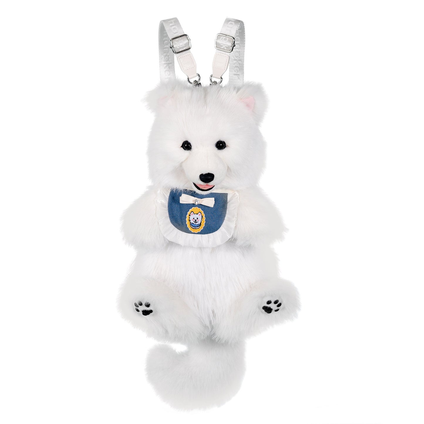 Cozy Samoyed Backpack and Real Cloud Dog Shape