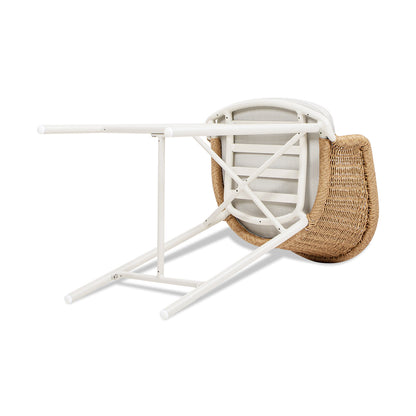 Santorini Wicker Back Outdoor Bar Stool Set of 2