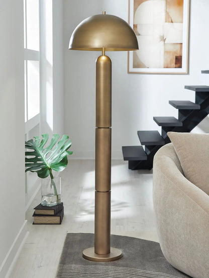 Wendfield Metal Lamp with Dome Shade Contemporary