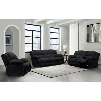 Stonic reclining sofas set in dark charcoal fabric, modern living room by Unique Piece Furniture on Tampa Home & Garden Store