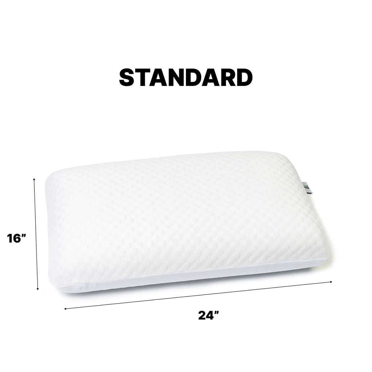 Gel Memory Foam Cooling Bed Pillow with Phase Change Technology white 24x16 by HouseOfZazla on Tampa Home & Garden Store