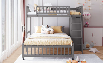 Bunk Bed With Six Drawers And Flexible Shelves