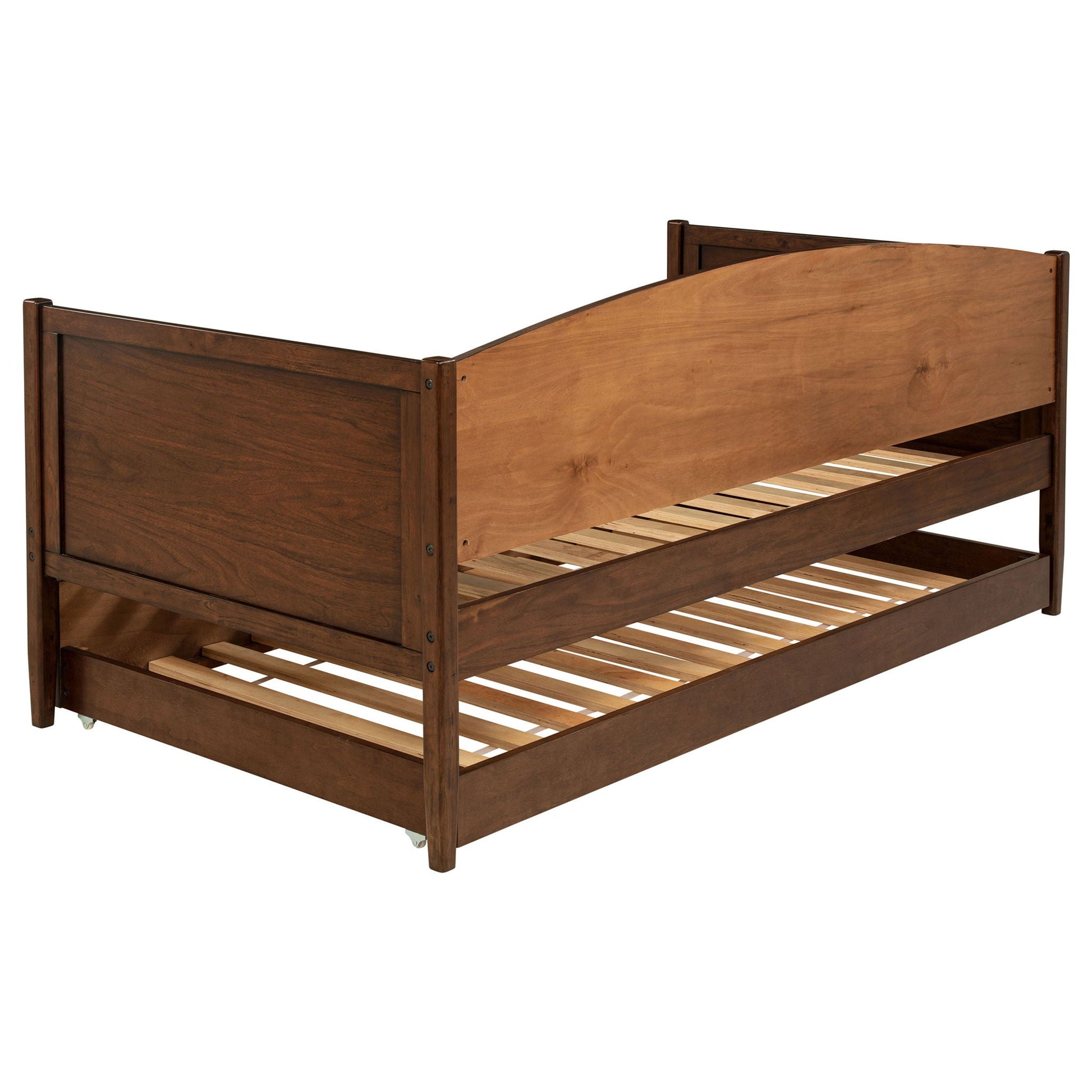 Fallbrook Twin Daybed with Trundle in Walnut wood by HouseOfZazla on Tampa Home & Garden Store