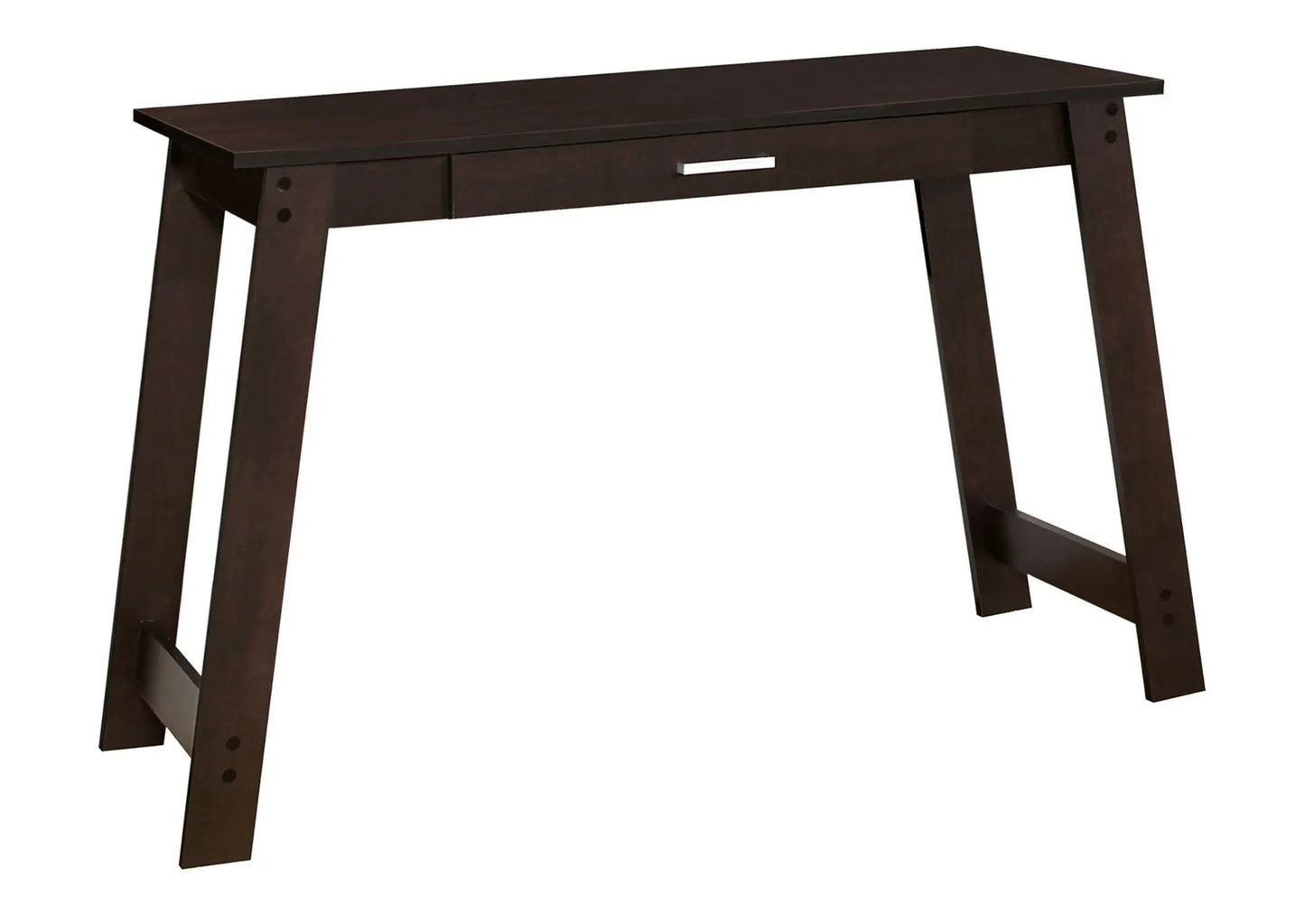 Stylish Design Computer Desk dark brown wood with storage drawer, contemporary writing desk on Tampa Home & Garden Store