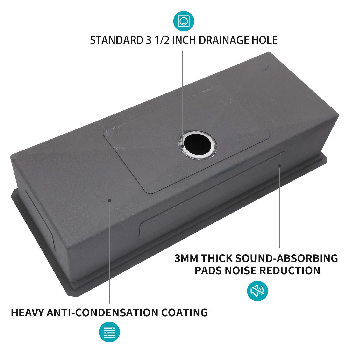 Stainless Steel Undermount Workstation Sink