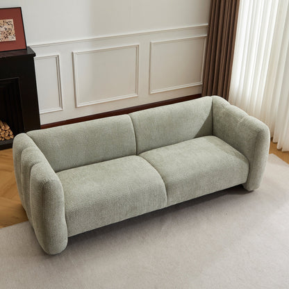 the Stylish Boucle Wave Design Modern Sofa