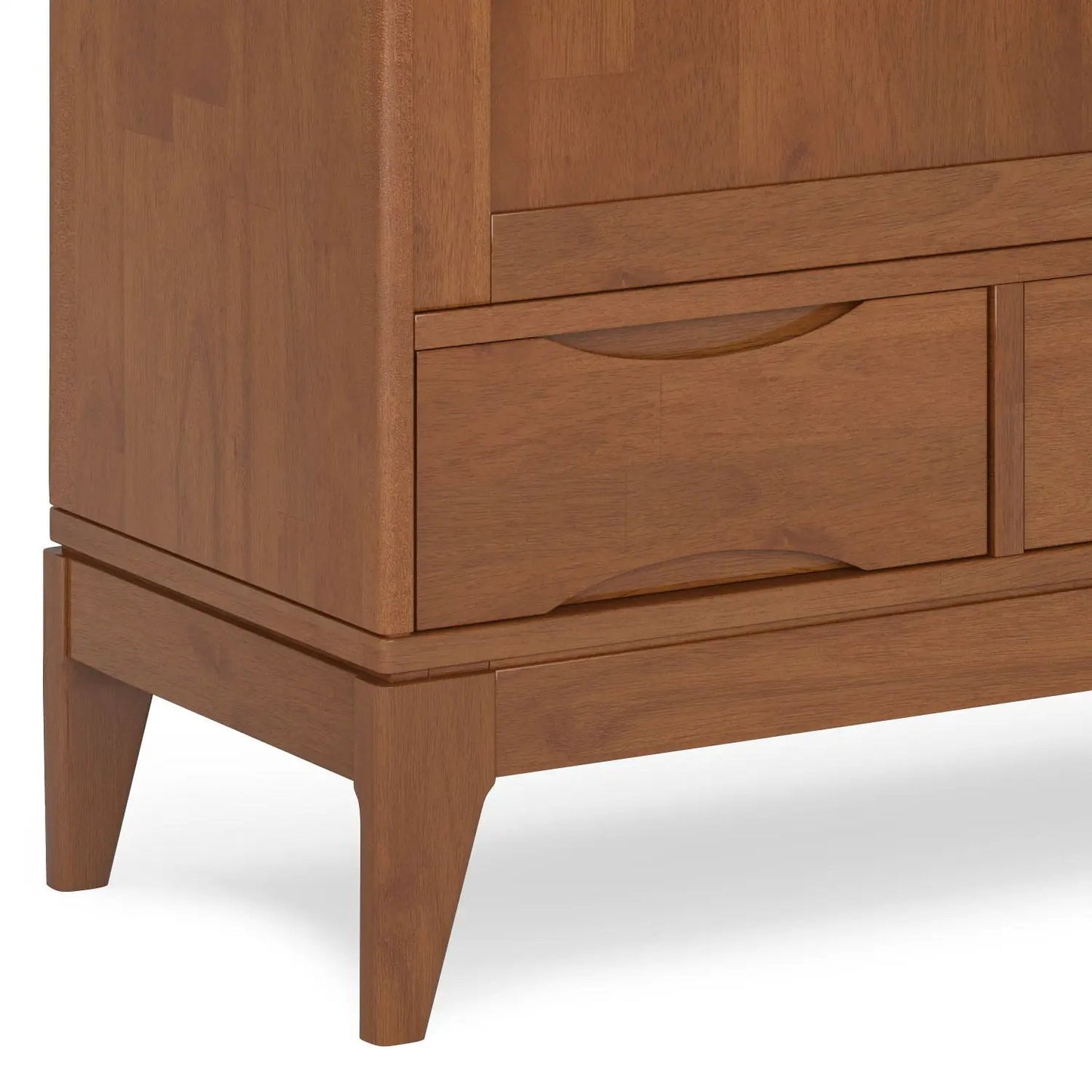 Harper Handcrafted Rubberwood Storage Cabinet