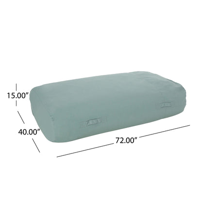 Chaises water resistant lounger bean bag with foam filling in light blue HouseOfZazla on Tampa Home & Garden Store