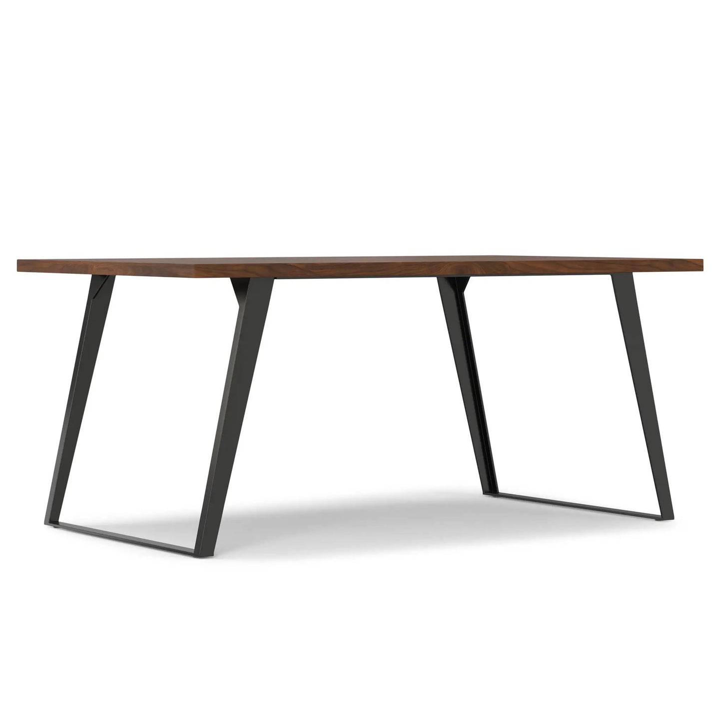 Lowry handcrafted square dining table by Unique Piece Furniture with dark wood top on Tampa Home & Garden Store