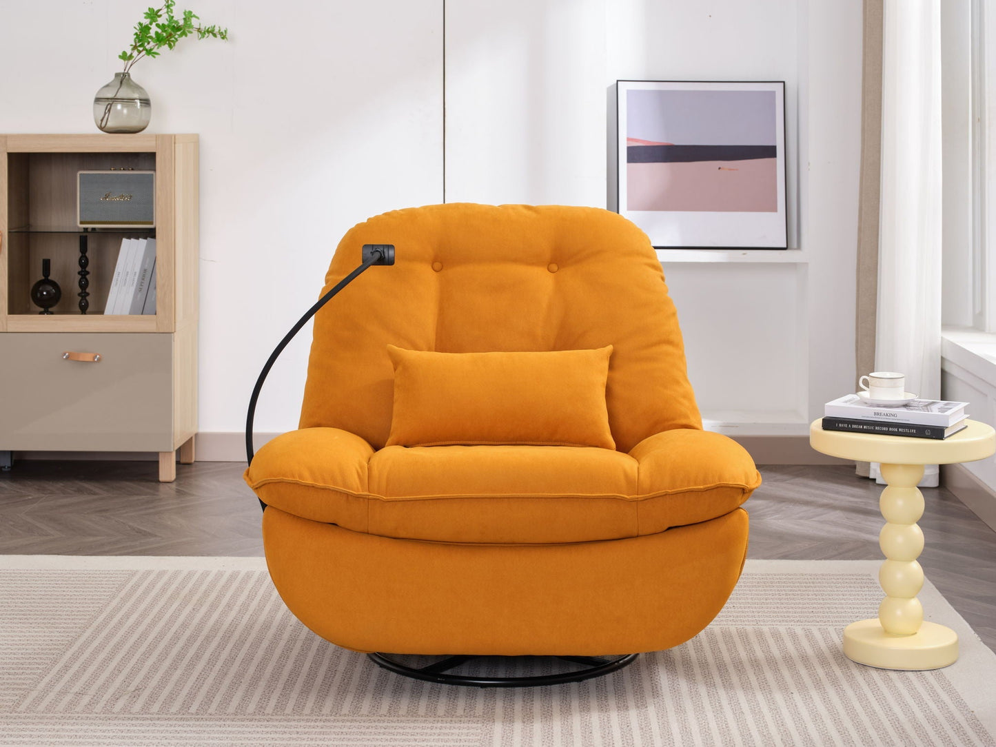 Power Recliner Swivel Glider USB and a Speaker