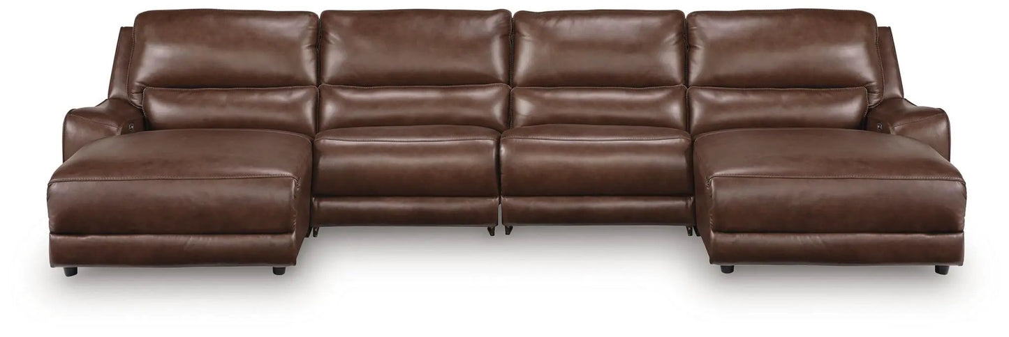 DeepWakes Power Reclining Sectional with Chaise