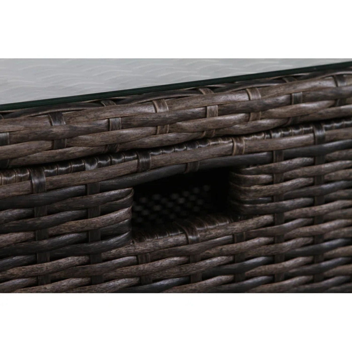 Modern patio rattan sectional set with cushions, dark brown wicker by HouseOfZazla on Tampa Home & Garden Store