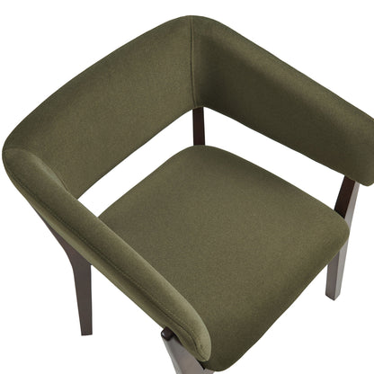 Blake Solid Beech Wood Modern Dining Armchair