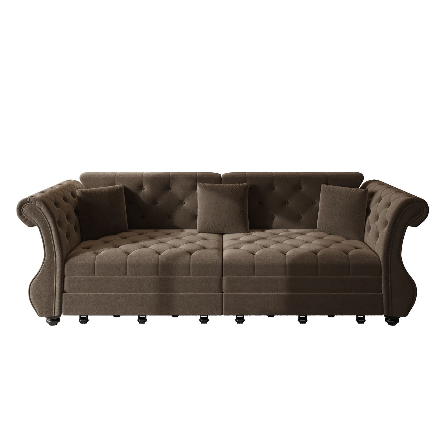 Oversized Chesterfield Sofa and a Pull Out Bed
