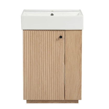 Bathroom Vanity With Sink, Freestanding Cabinet