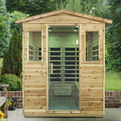 Four Person Far Infrared Old Fir Sauna Room