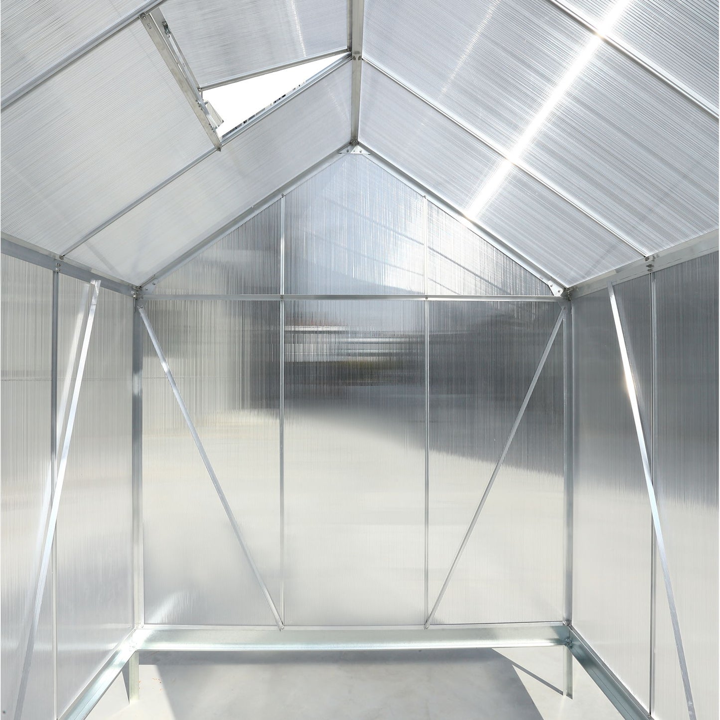 Heavy Duty Polycarbonate Greenhouse Kit and Door