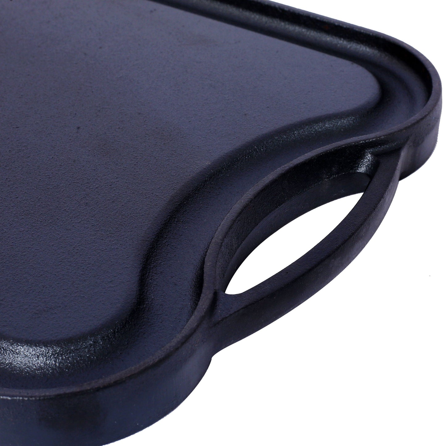 Pre Seasoned Cast Iron Dual Grill and Griddle