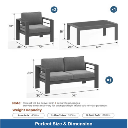 Heavy Duty Patio Set And The Thick Soft Cushions