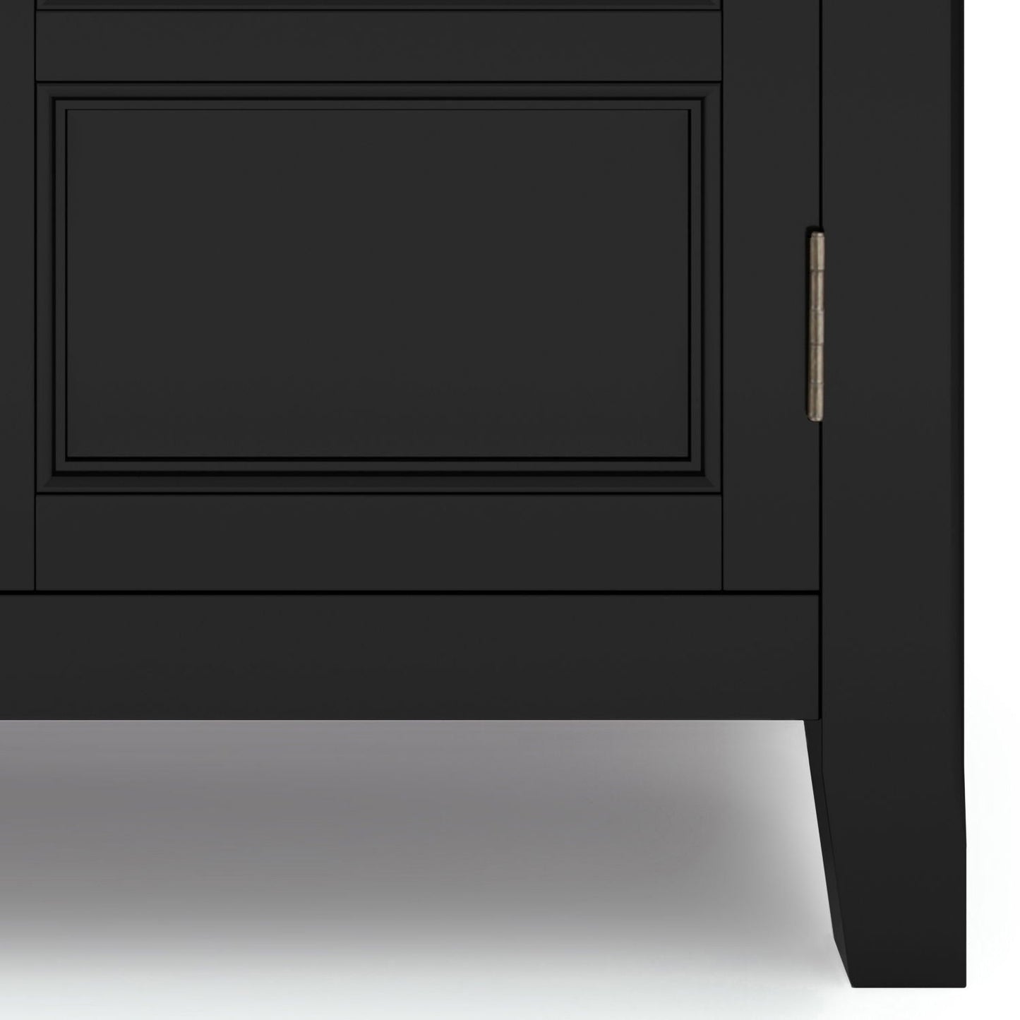 Burlington handcrafted low storage cabinet black finish accent cabinet HouseOfZazla on Tampa Home & Garden Store
