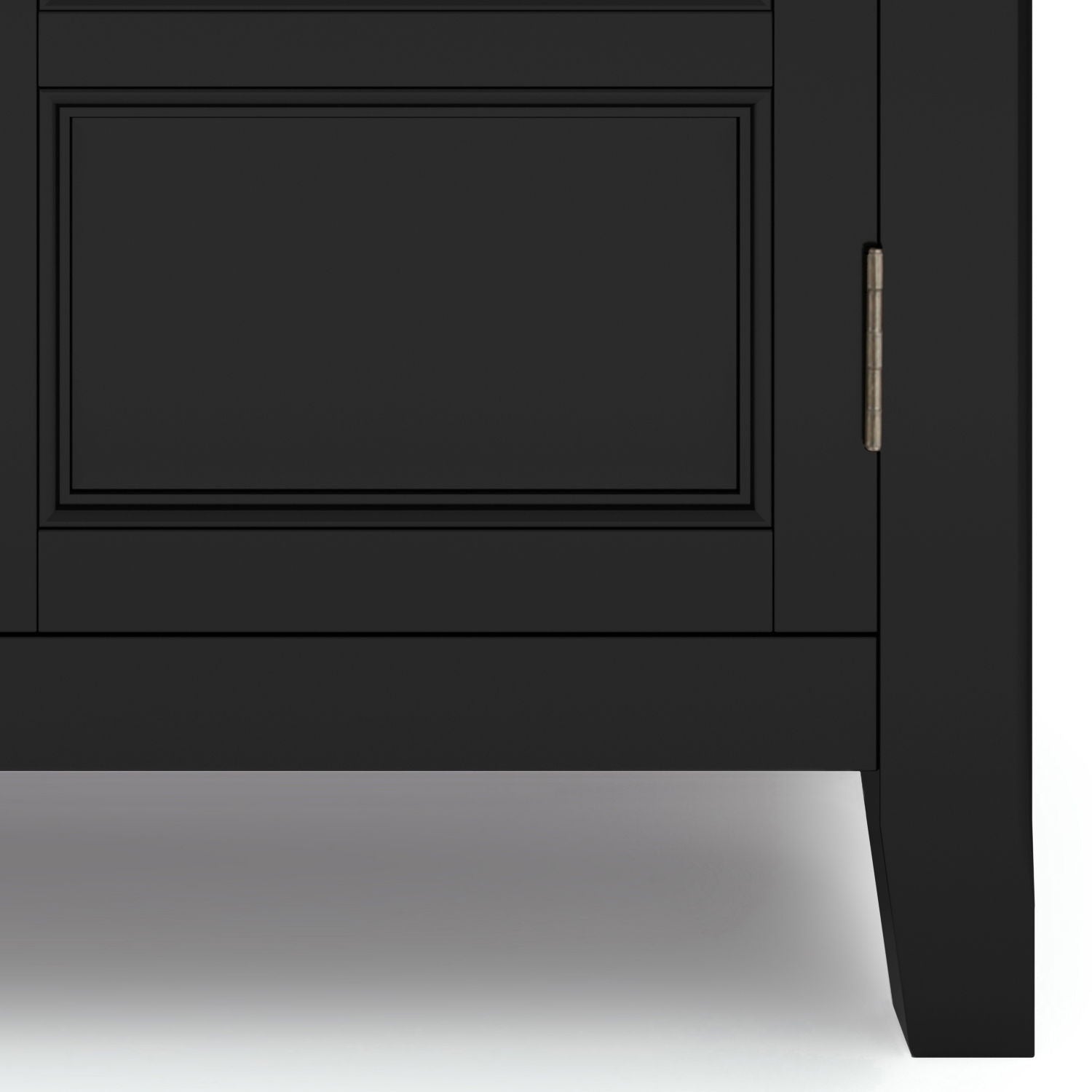 Burlington handcrafted low storage cabinet black finish accent cabinet HouseOfZazla on Tampa Home & Garden Store