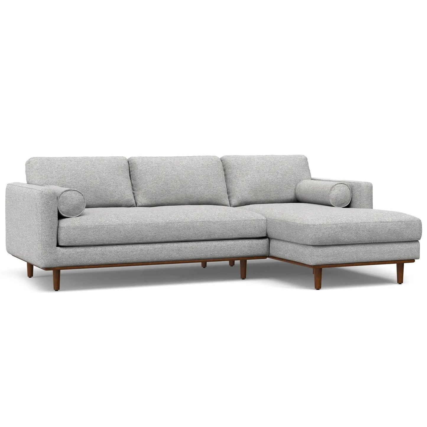Morrison upholstered sectional sofa gray fabric by Unique Piece Furniture on Tampa Home & Garden Store