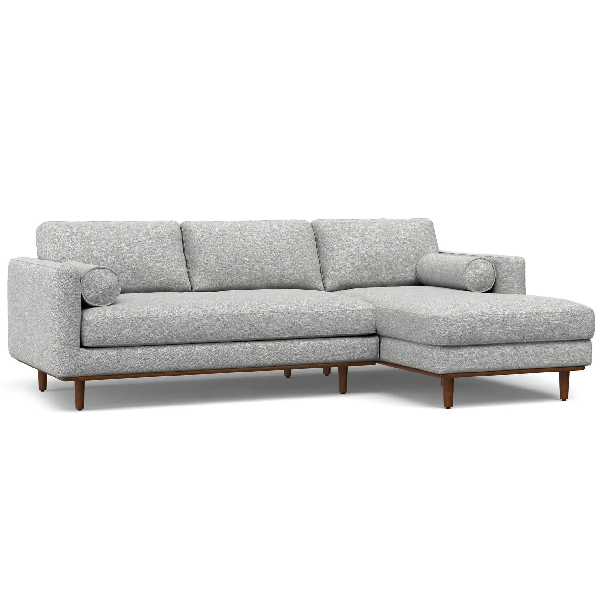 Morrison upholstered sectional sofa gray fabric by Unique Piece Furniture on Tampa Home & Garden Store