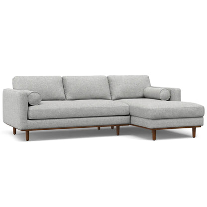 Morrison upholstered sectional sofa gray fabric by Unique Piece Furniture on Tampa Home & Garden Store
