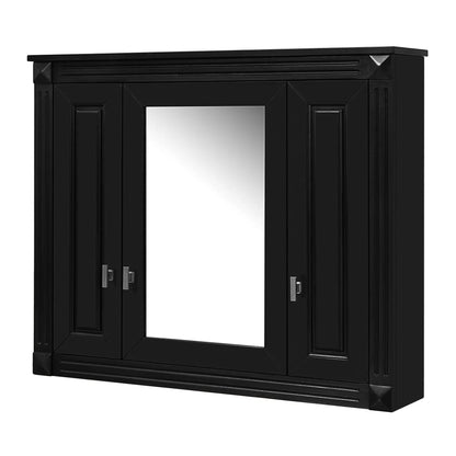 Wall Mounted Cabinet with Mirror and Shelves