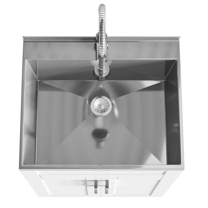 Hennessy Deluxe Laundry Cabinet With Faucet Sink