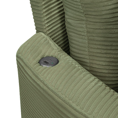 Oversized Double Chaise Sofa With USB Ports