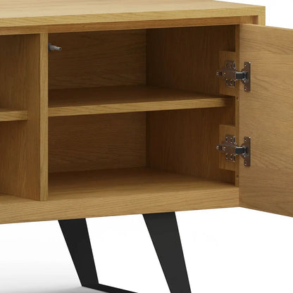 Lowry Handcrafted TV Media Stand With Doors