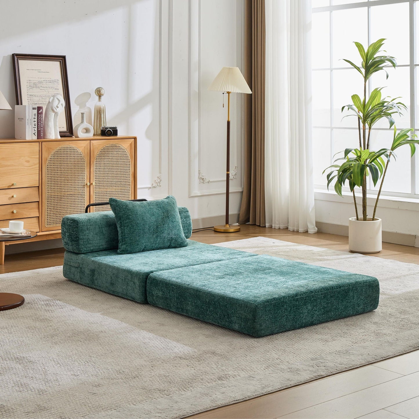 Convertible Floor Sofa Bed and Living Room