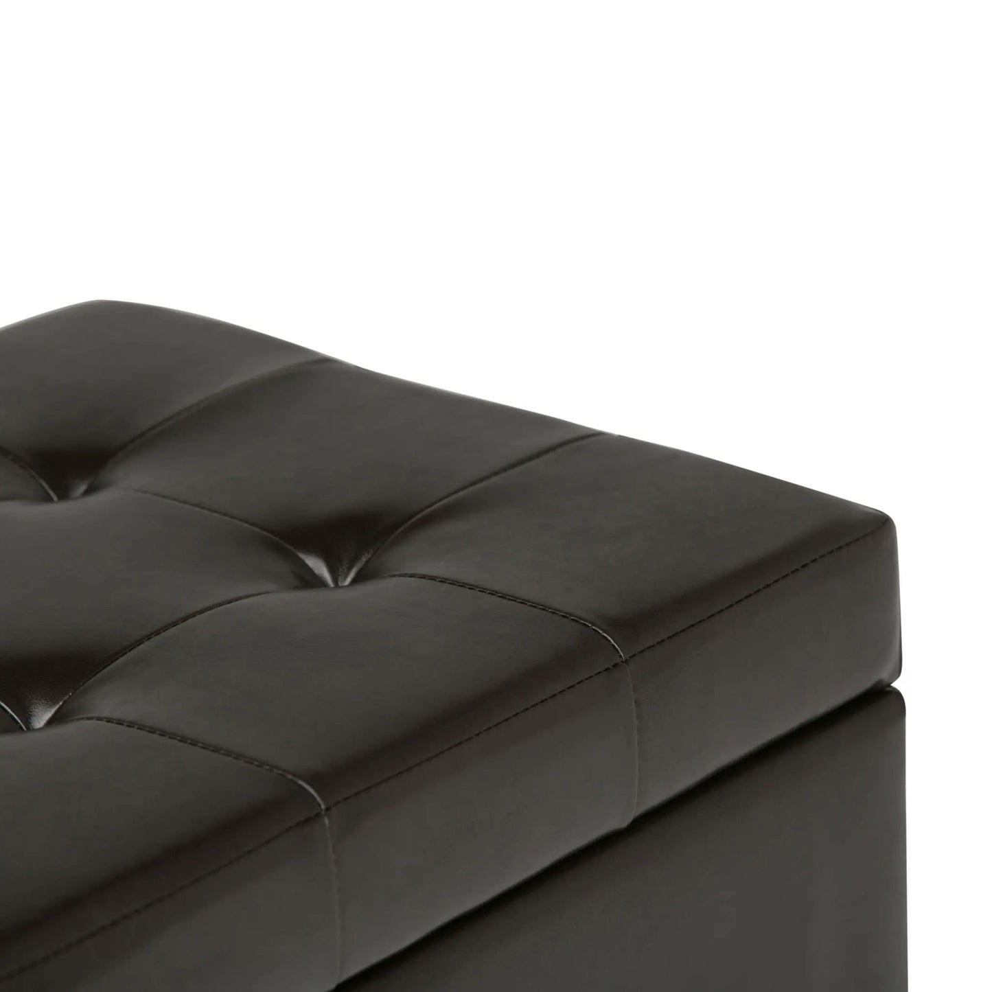 Cosmopolitan Upholstered Storage Ottoman Bench