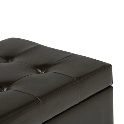 Cosmopolitan Upholstered Storage Ottoman Bench
