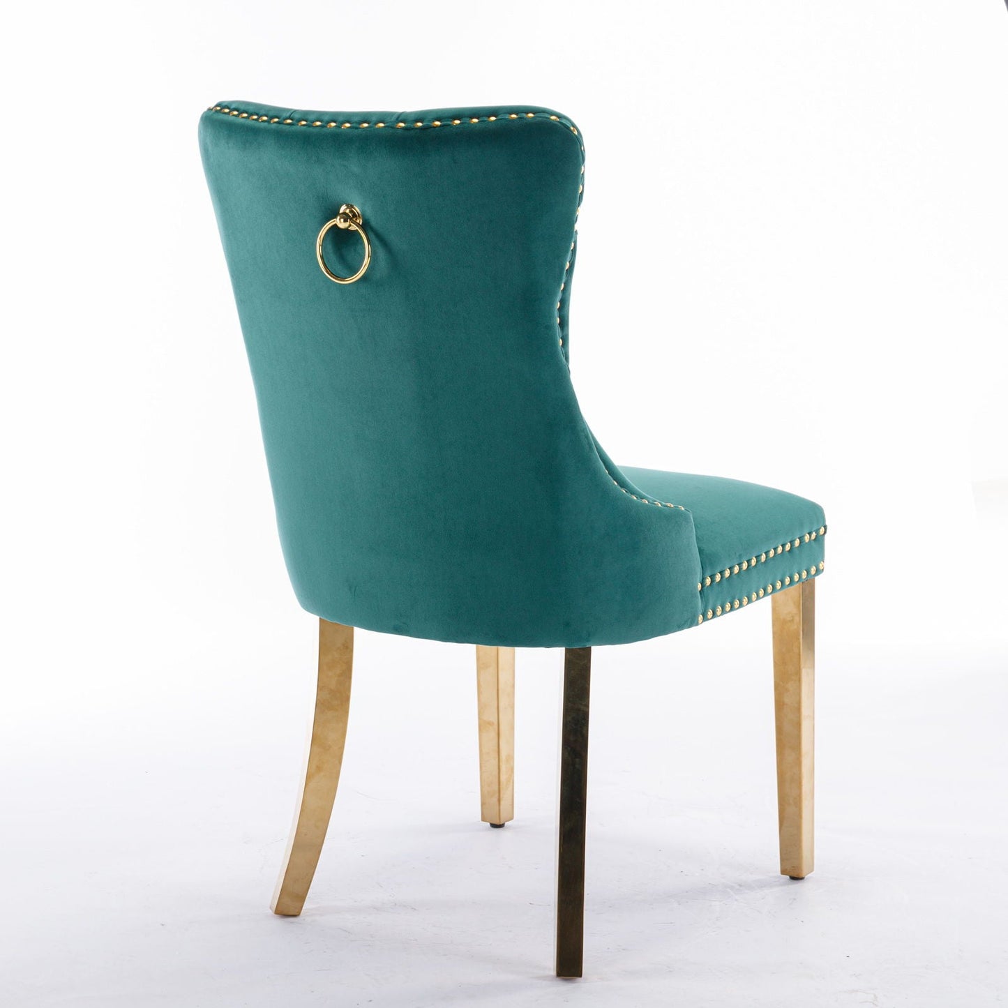 Nikki Modern Tufted Dining Chair Set of 2