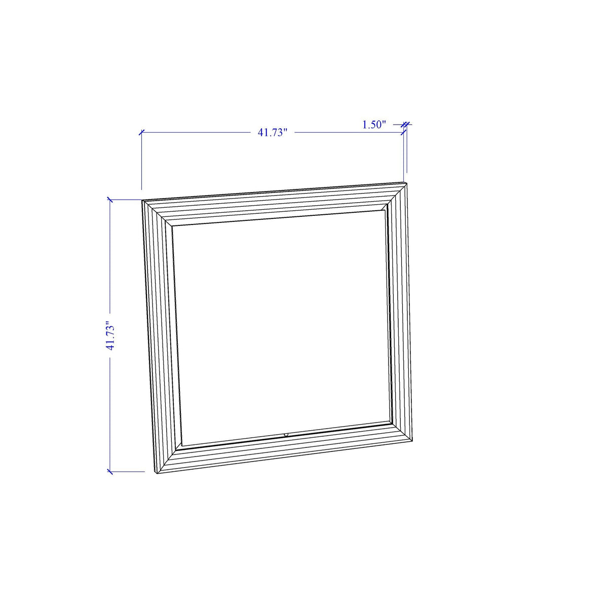 Smooth Mirror with LED Lighting by HouseOfZazla, high gloss white wall mirror 41.73 in. on Tampa Home & Garden Store