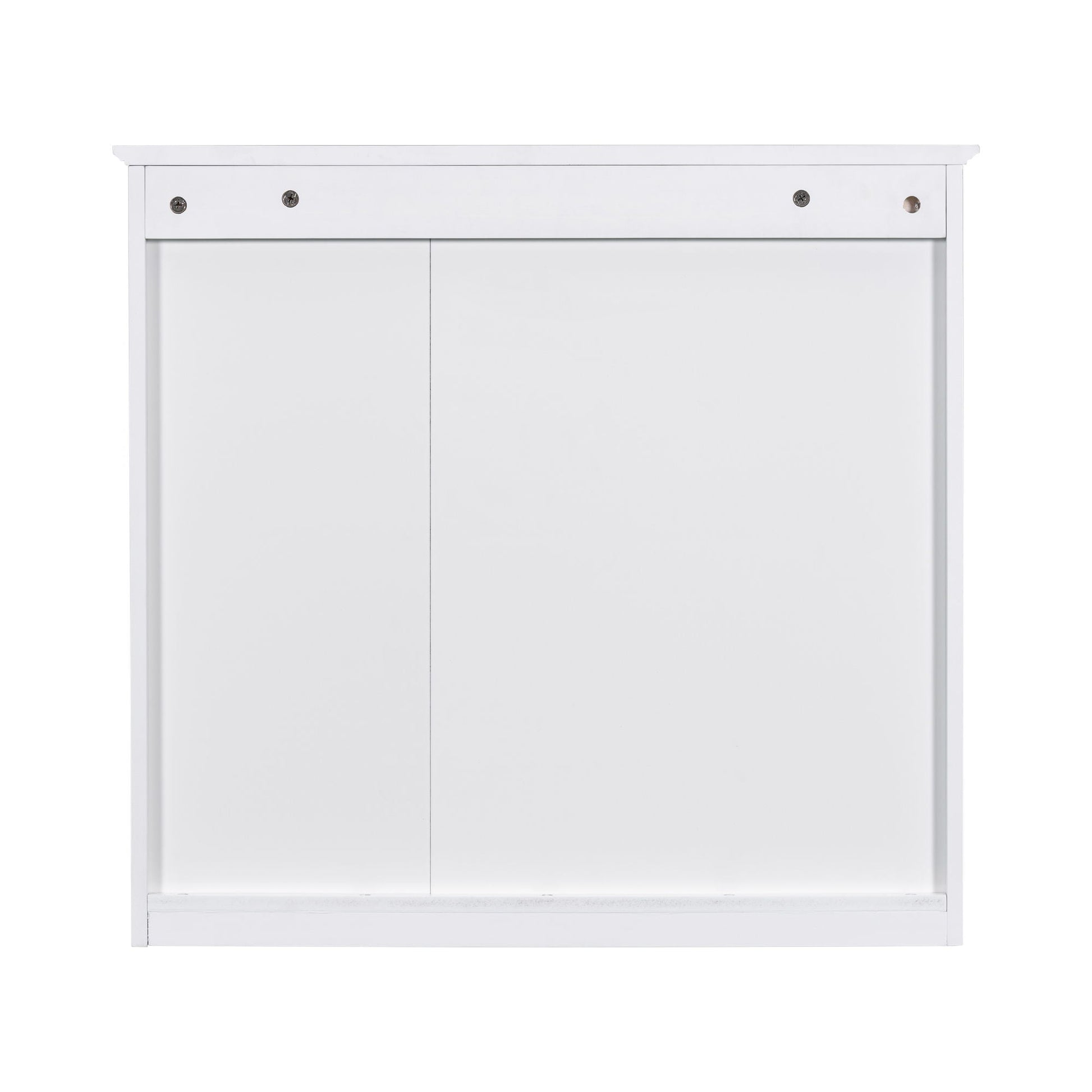 Bathroom vanity with medicine cabinet, white cabinet with 2 soft-close doors and 4 drawers on Tampa Home & Garden Store