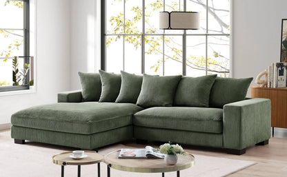Luxe Oversized 2 Piece Sectional Sofa for Living