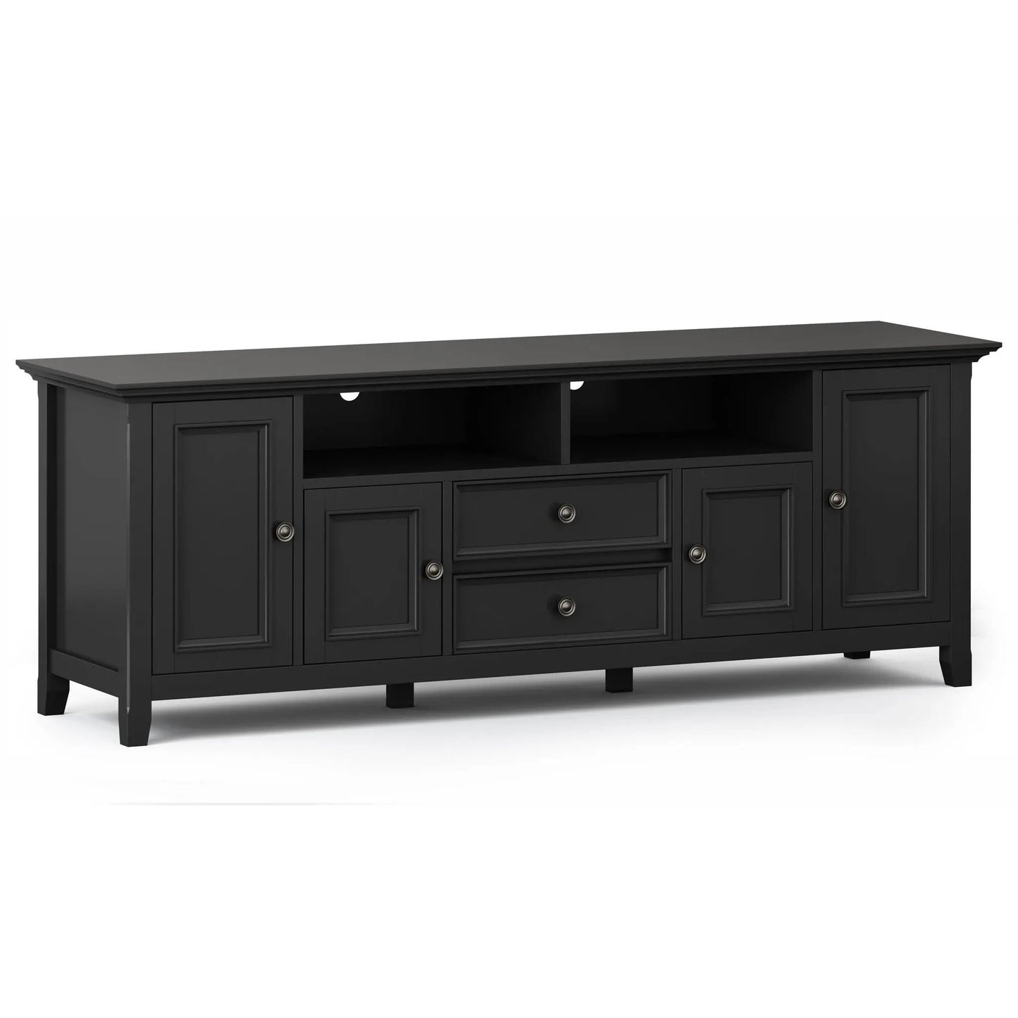 Amherst Wide TV Media Stand with Solid Wood