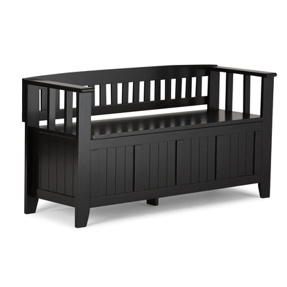 Acadian Entryway Storage Bench with Lift Lid